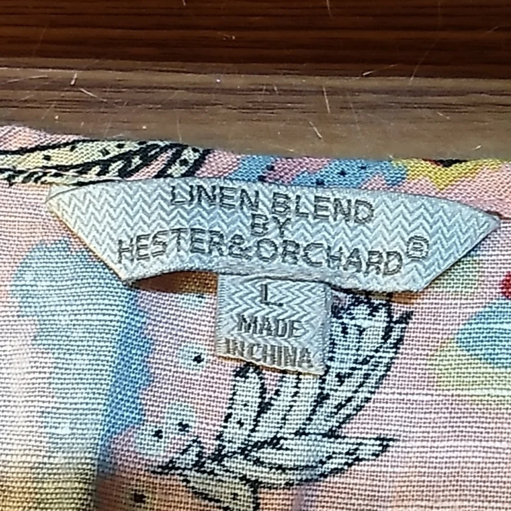 Linen Blend by Nester & Orchard large blouse - Picture 2 of 4